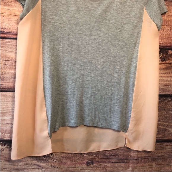 Ann Taylor Factory Short Sleeve High-Low Top - Picture 3 of 8